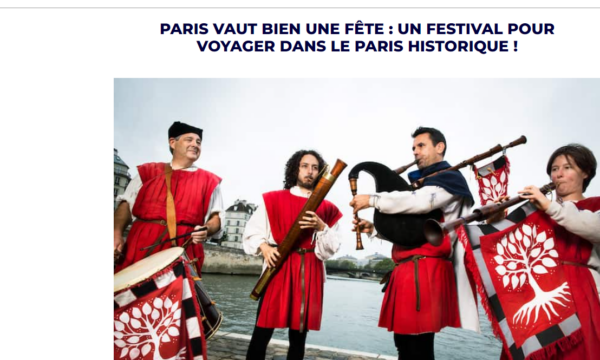 Groupe de musique médiévale à Paris